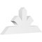 Ekena Millwork Richland Architectural Grade PVC Gable Bracket, 48"W x 22"H x 4"D x 6"F, 11/12 Pitch GBP048X22X0406RIC00 - alternate 1